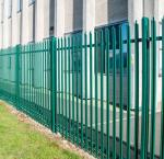 Assembled 2.4 M Palisade Metal Fencing Galvanised European Style