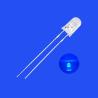 Buy cheap 5mm 1.5Hz 1/6 Duty Cycle Blue Color 460-470nm 500-1000mcd Round Head Long LED Pins Flashing Light from wholesalers