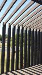 200mm Anti Corrosion Wooden Covered Pergola Anti Uv Wooden Patio Pergola