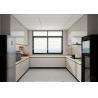 Buy cheap Durable and Stylish U-Shaped Wood Grain Stainless Steel Kitchen Cabinet from wholesalers