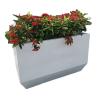 Buy cheap Wood grain stainless steel flower pots & planters outdoor square large from wholesalers