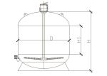 Stainless Steel Water Purification Tank , Silver Top Out Quartz Pool Sand Tank