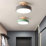 Ceiling chandelier LED lamp bedroom wooden ceiling lamp dining room chandelier