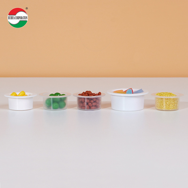 6oz Customize Logo Greek Yogurt Cups Single Wall Plastic Small Size Fruit Ice Cream Cups Lids PP Material for Snacks Chocolate