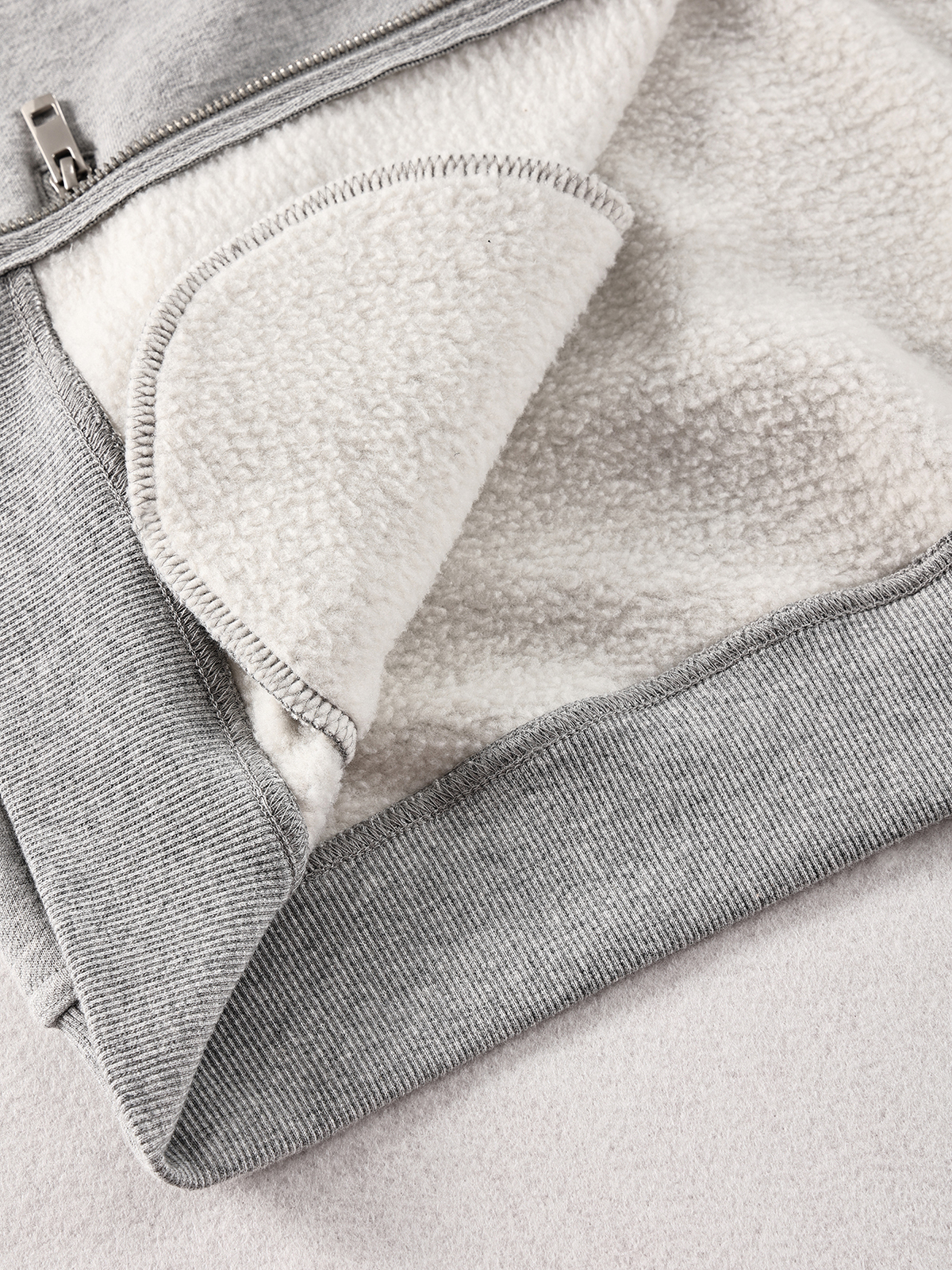 Streetwear Designers Zipper Sweatshirt Thick Men's Sport Pullover Oversized 360g Polar Fleece Knitting Pullover