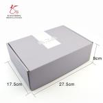 Matte Corrugated Cardboard Box Warm Grey Garment Packaging Box