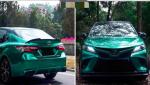 Coating Metallic Emerald Gloss Car Vinyl Wrap With Scratch Protection