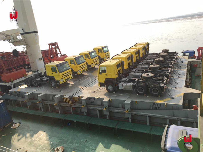 trucks we exported to Africa