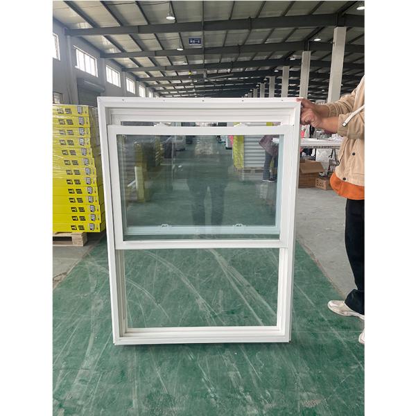 Buy cheap Nail Fin And Flange Customized Project UPVC Double Top Hung Window Opener from wholesalers
