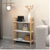 Buy cheap Three Tier Wooden Storage Rack White For Bedroom / Living Room / Office / Kitchen from wholesalers