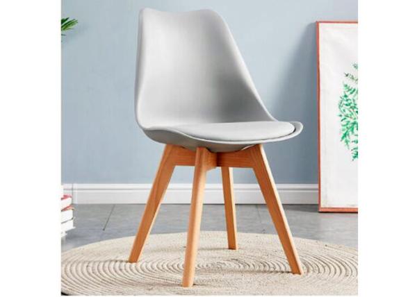 Buy cheap Beech Wooden Leg Dining Chair High Density Springback Foam Cushion from wholesalers