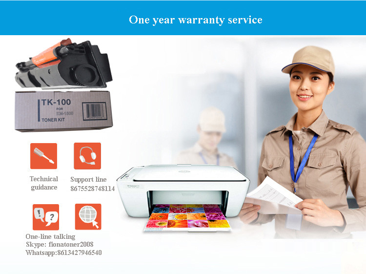 Kyocera Copier Toner Cartridge TK-110 E Black - 72.00 Pages Standard Capacity Genuine
