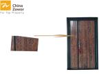 65/70mm Thick Unequal Leaf Cast Alu. Fireproof Entry Door With Solid Fire Door