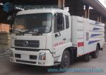 4x2 Drive Donfeng Road Cleaner Sanitation Truck 8000L For Dust Suction