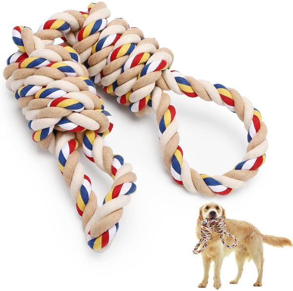 Buy cheap Dogs High Durable Rope Toy Large Interactive Bite Pet Knot Toy Colors Shows Long-lasting from wholesalers