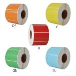 Printed Direct Thermal Color Label Sticker Color Label Top Thermal Label Sticker