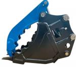 Customizable Yellow / Black Hydraulic Excavator Thumb Bucket with 3-100 Ton