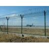Buy cheap Pvc Coated Airport Security Fencing Y Type Post Barbed Wire from wholesalers