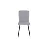 Buy cheap Four Tapered Metal Legs Grey Side Chair With Polyurethane Upholstered from wholesalers