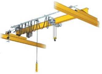 Buy cheap Lowhead Room Single Girder Overhead Cranes Yellow Color Q235B Material from wholesalers
