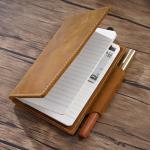 A5 Vintage Crazy Horse Soft Leather Notebook 100% Genuine Leather Journal