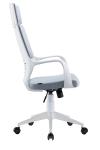 Sturdy Narrow High Back Executive Leather Ergonomic Office Chair Revolving Style