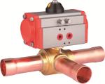 IP67 Rated Smart Electric Refrigerant Ball Valve For Harsh Environments