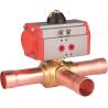 Buy cheap -20℃ To 120℃ Refrigeration 3 Way Ball Valve Electric With IP67 Protection For HVAC Systems from wholesalers