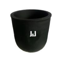 Buy cheap Silicon Carbide Round Conventional Type Crucible 2.21 - 2.25 G/Cm3 Density product