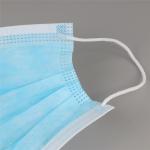 Water Repellent Medical Face Mask , Disposable Mouth Mask Skin - Friendly Long