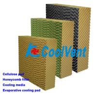 Buy cheap Greenhouse Cellulose Cooling Pads For Poultry Houses brown Color product