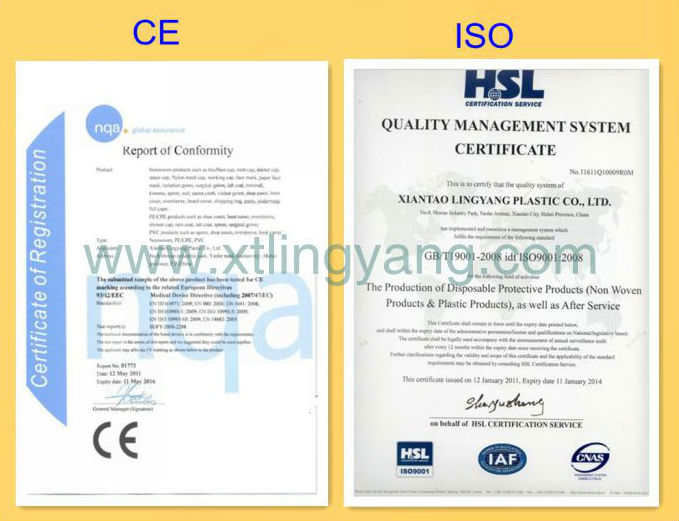 Factory price disposable protective non woven shoe cover