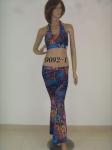 Distinctive Belly Dancers Outfits Underwire Halter Bikini Top Floor Length Skirt