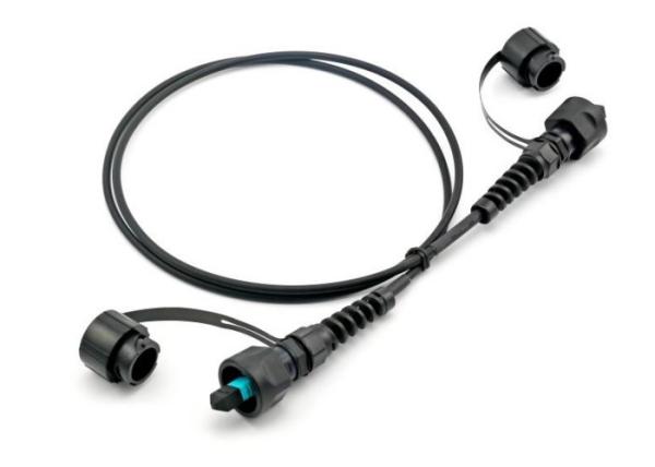 Buy cheap Armored ODVA MPO/MTP To MPO/MTP Waterproof Connector Fiber Optic Cable Assemblies from wholesalers