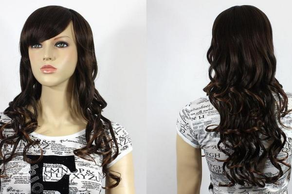 Buy cheap 100% Brazilian Curly Human Hair Wigs 12 - 30 inches Chemical free from wholesalers