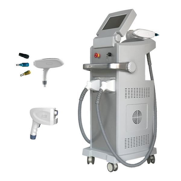 Extra Cooling Head Portable Laser Hair Removal Machines Simultaneous Contact