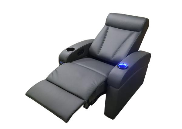Buy cheap Upholstered 4 Seat Movie Theater Modern Recliner Chair from wholesalers