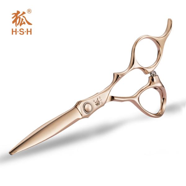 Buy cheap Cobalt Steel Colourful Scissors , Rose Gold Hair Cutting Shears High Stability from wholesalers