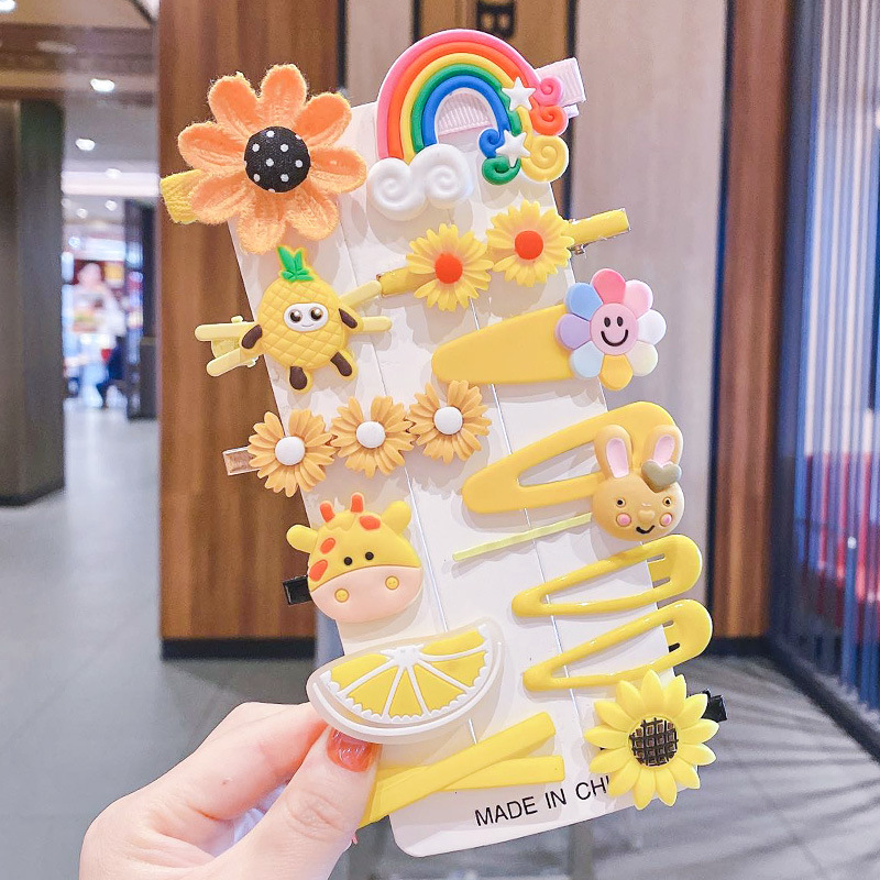 Diy Childrens Hair Accessories Fruit Shape Hair Grips Cartoon Baby For Girls Kids 19 Cm