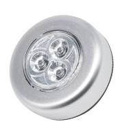 Buy cheap LED Light DC5V Night Lamp Touch Sensor AAA Battery Powered Silver Color product