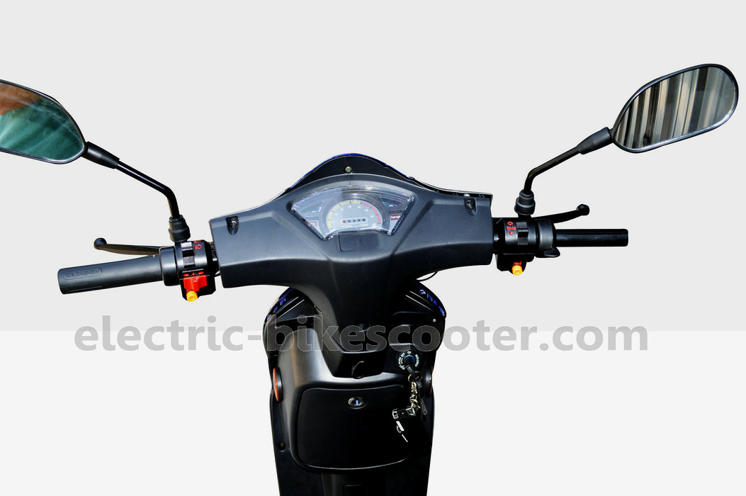 25km/h Battery Operated Electric Scooter Pedal Assist 16" X 3.0 Tire Drum Brake