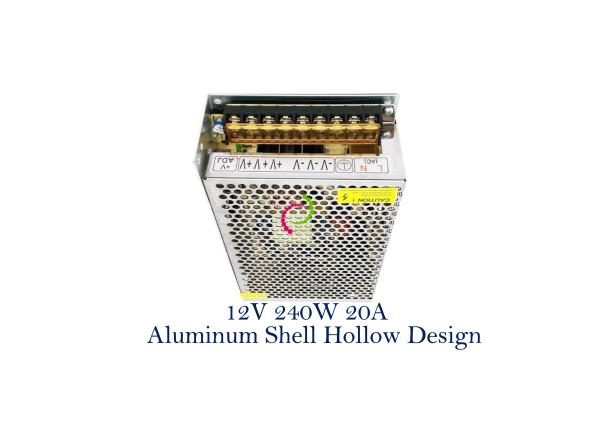 12V 20A 240W Single Output Power Supply 50Hz 60Hz LED Light Strips Signboard