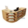 Buy cheap Customizable Supermarket Checkout Counter MDF Wood Grocery Shop Cashier Desk from wholesalers