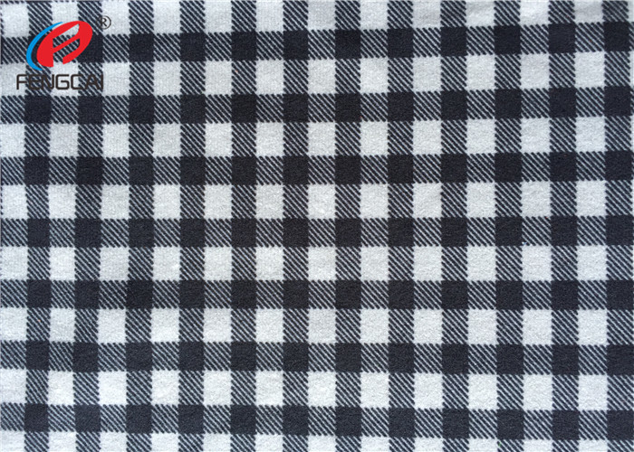 Warp Knitted Imitation Cotton Fabric Polyester Tricot Knit Fabric For Garment