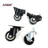 Buy cheap Industrial Heavy Duty Rubber Wheels With Brake Thread Stem Model from wholesalers