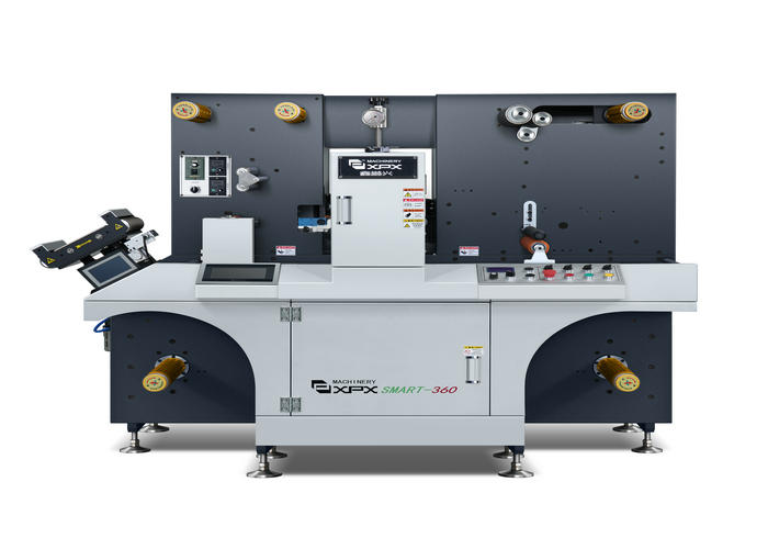 Smart-360 servomotor sticker die cutting machine semi or full rotary cut high precision