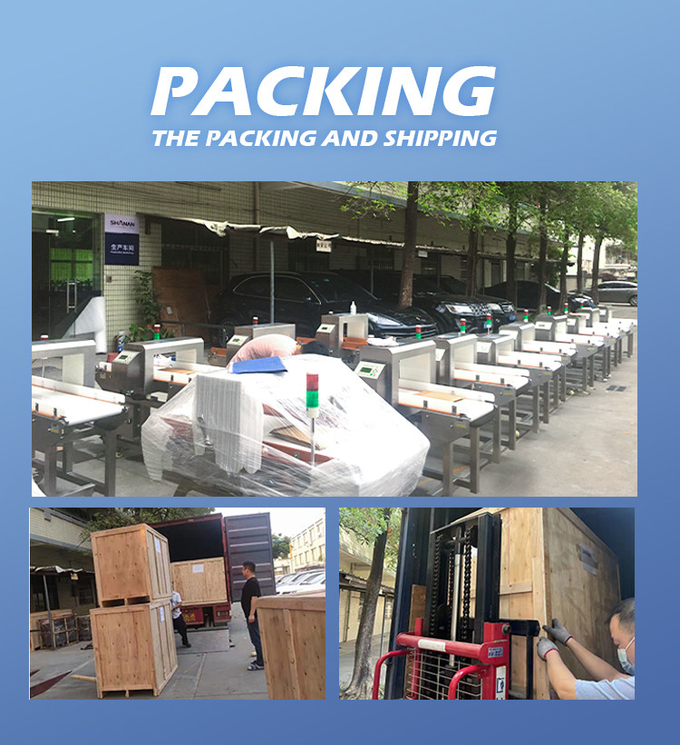 Food Industry Non Ferrous Metal Detector With Reject Option And High Sensitivity