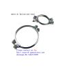 Buy cheap 150mm Airtight Sealing Washer Galvanised Pipe Clamps from wholesalers
