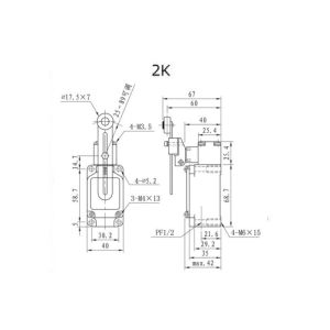 Rotary Oilproof Industrial Limit Switches , High Temperature Limit Switch