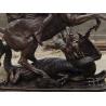 Buy cheap St. George Slaying The Dragon Statue Bronze Metal Craft Life Size Religious Custom from wholesalers